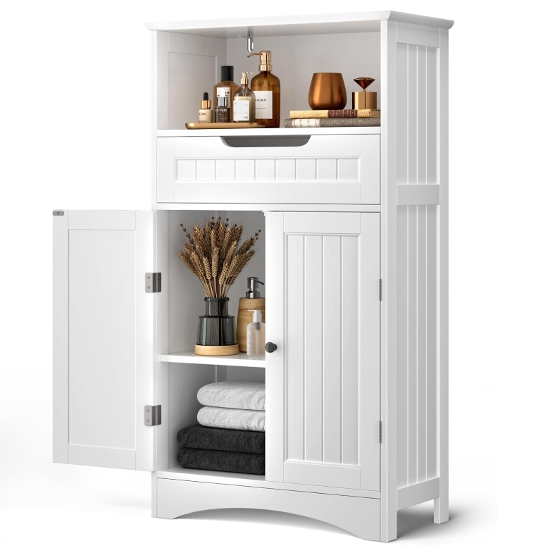 Bealife - Meuble Salle De Bain Meuble Bas De Salle De Bain Sur Pied