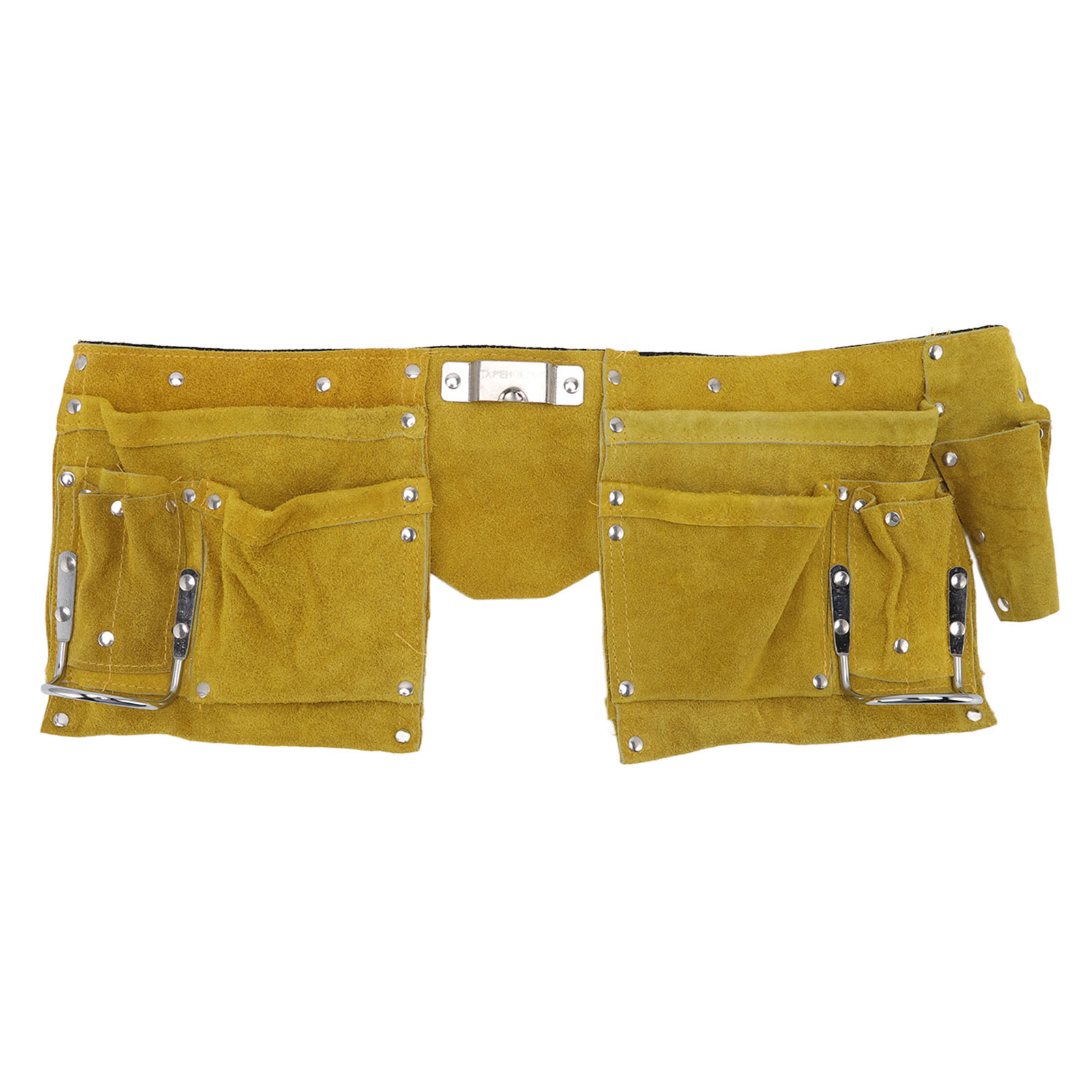 Ceinture porte-outils de menuisier en cuir, poches multiples, boucle à dégagement rapide, 49 x 20 cm