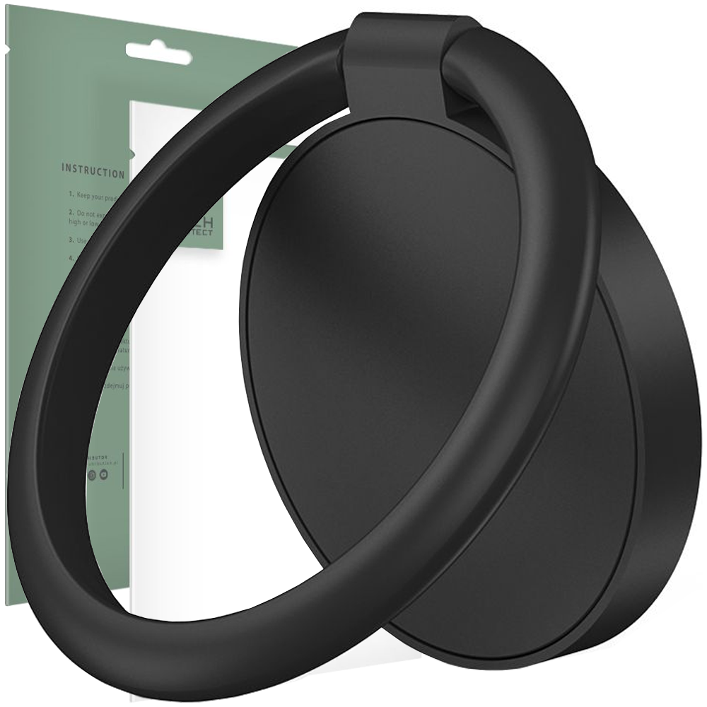 Oem Tech-Protect Magnetischer Handyring Schwarz 9589046917530