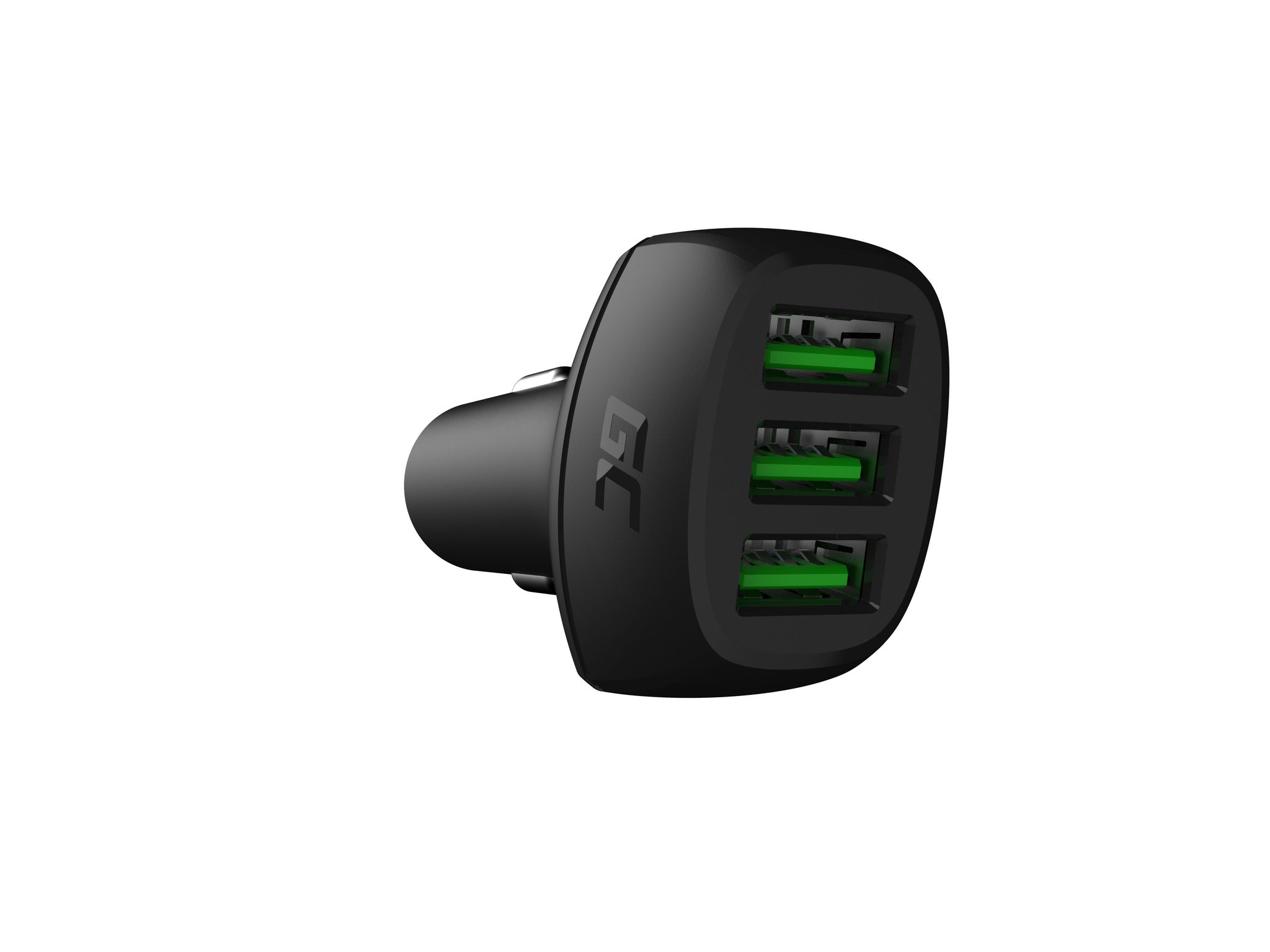 Green Cell Schwarz - Powerride 54W 3Xusb 18W Ultra Charge Autoladegerät