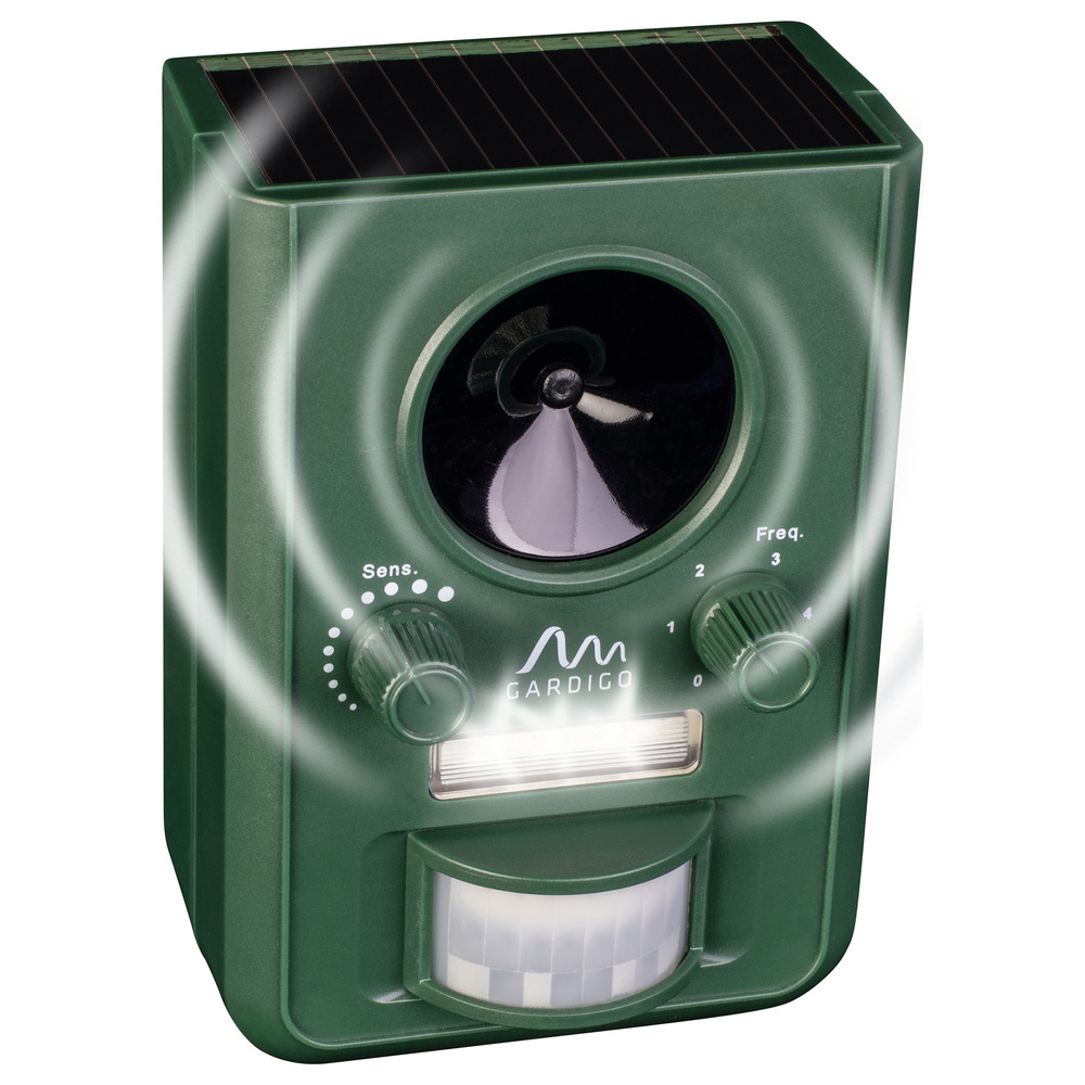 Gardigo Tiervertreiber Funktionsart Multifrequenz, Led-Licht, Solar 1 St.
