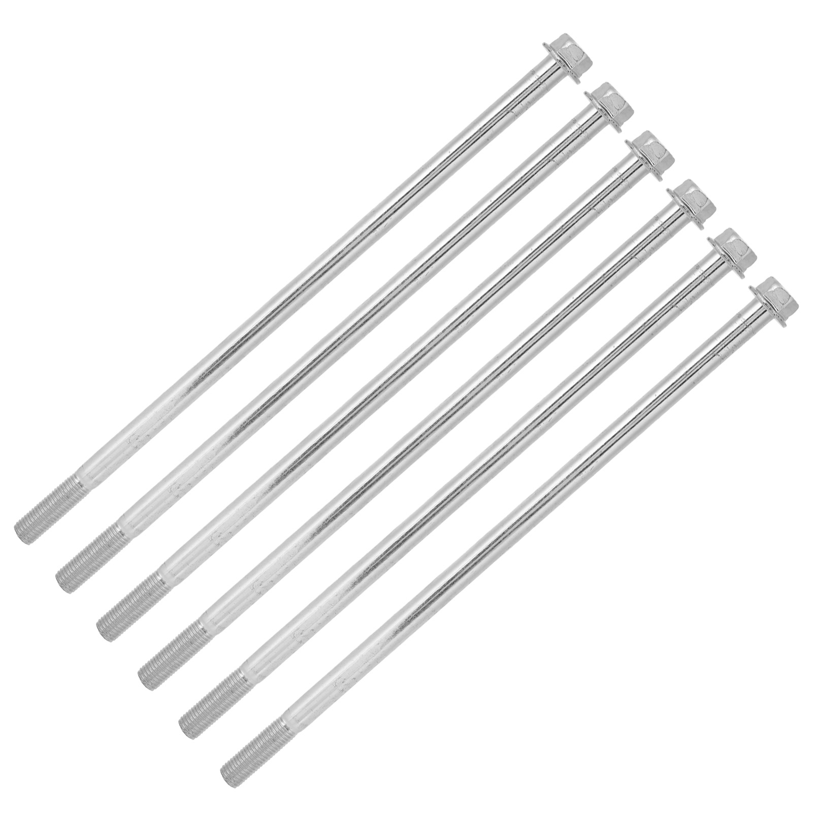 Boulon à bride M10x260 en fer pour démarreur de générateur à essence, lot de 6