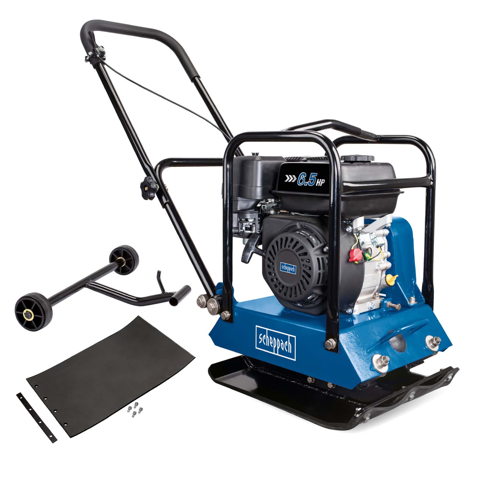 Scheppach HP1200S Plattenrüttler 15.000 N 196 cm³ 25 m/min - Image 4