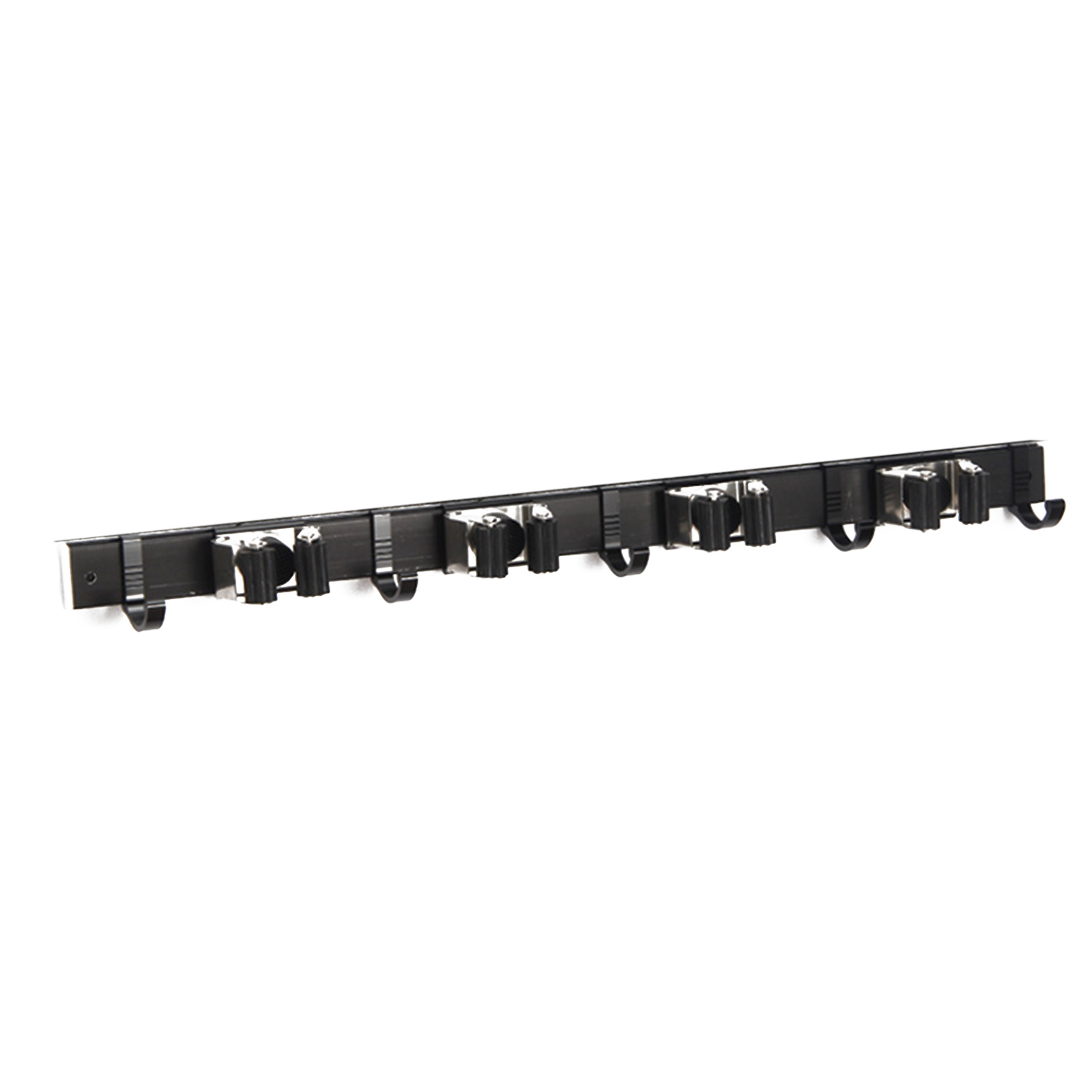 Support mural sans perçage en acier inoxydable pour balai et outils, 44/52 cm