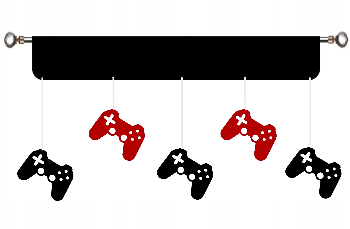 Tenda Moderna Per Controller Di Gioco Game Gamer Young Gra 150 Rosso