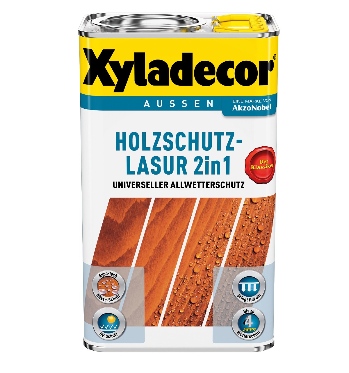 Xyladecor - Holzschutz-lasur Walnuss 2,5l - 5078383