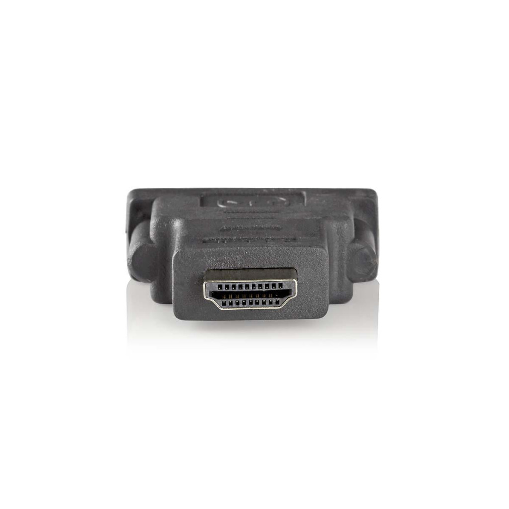 Nedis HDMI™ -Adapter | HDMI™ Stecker | DVI-D 24+1-Pin Buchse | Vergoldet | Gerade | ABS | Anthrazit | 1 Stück | Verpackung mit Sichtfenster - Bild 4