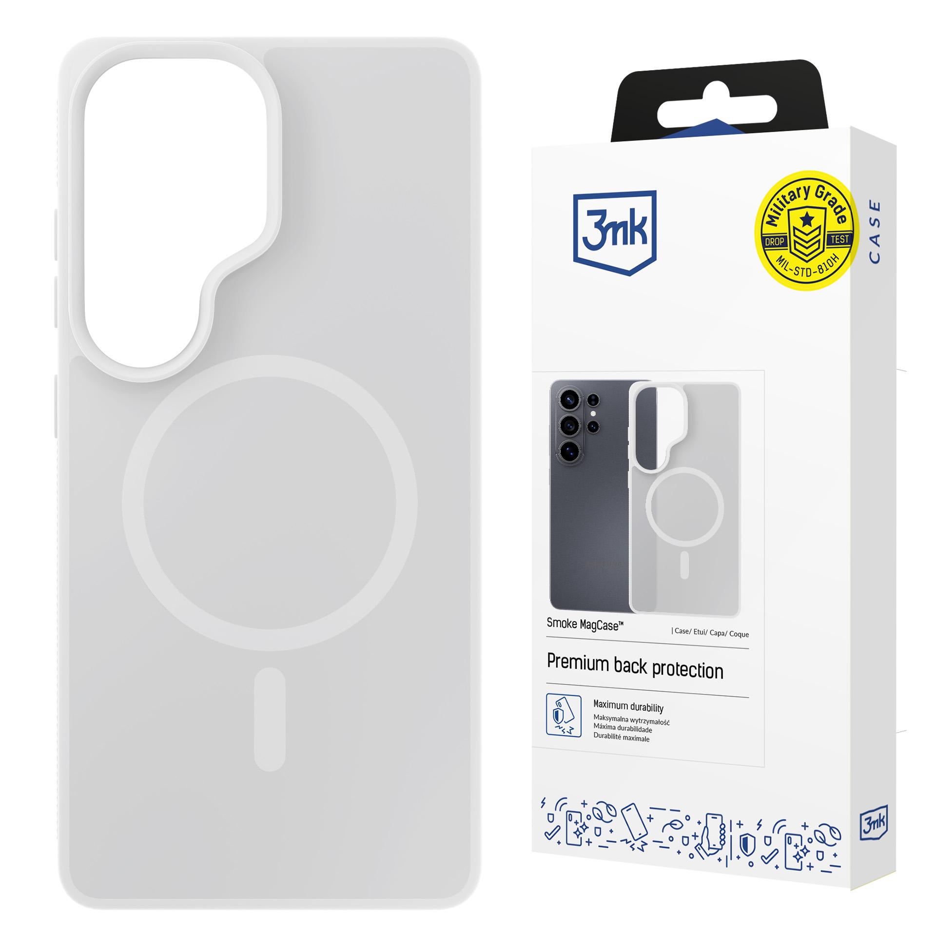 Oem Weiß Samsung Galaxy S26 Ultra – 3Mk Smoke Magcase