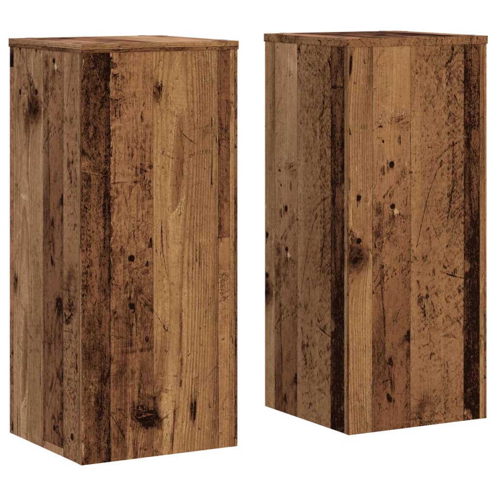 Supporti Per Piante 2 Pz Legno 30x30x70 Cm Legno Multistrato - Vidaxl