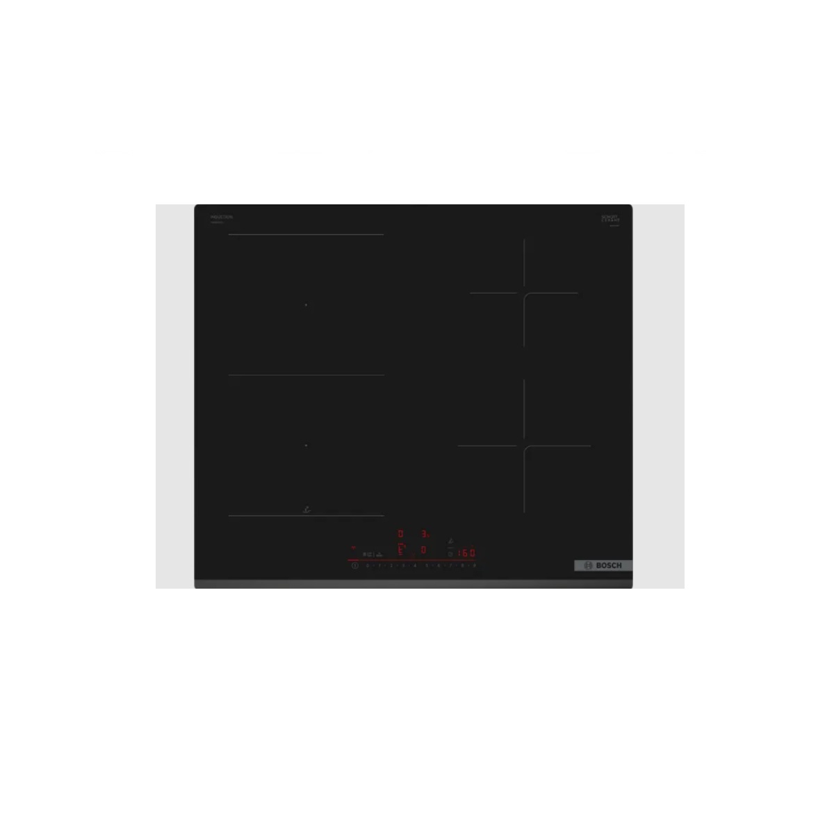 Série 6 Table à induction 60 cm Noir, sans cadre PVS63KHC1E
