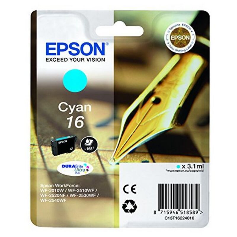 Epson Original 16 / C13t16224012 Druckerpatrone Cyan - Bild 4
