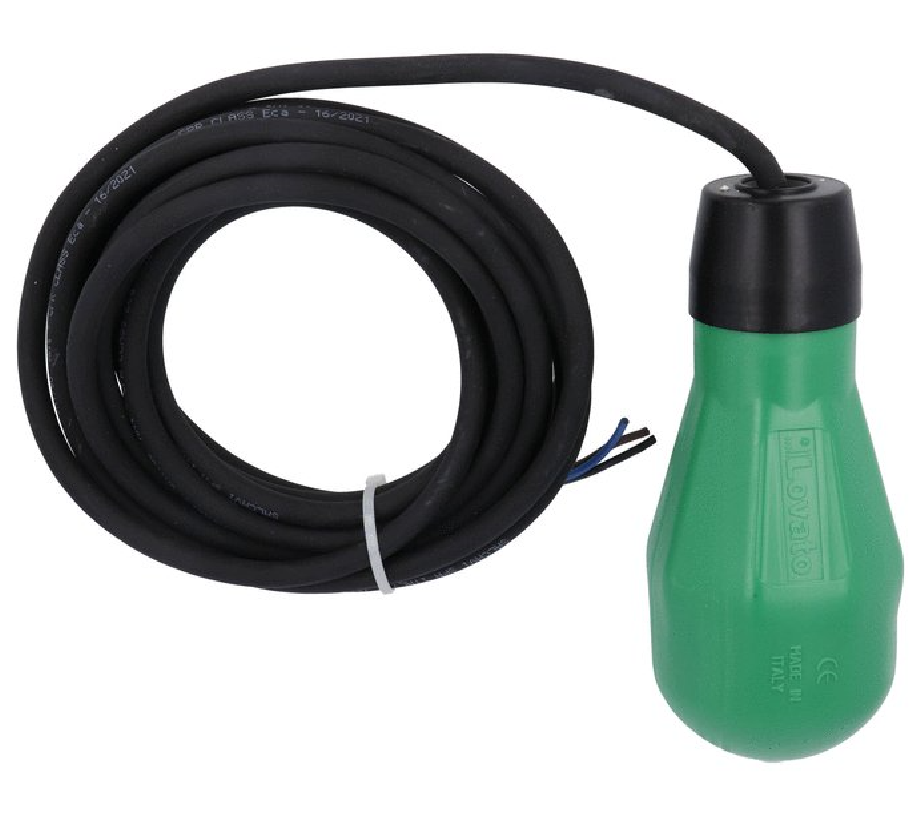 Lovato Schwimmerschalter Mit 5 M Neoprenkabel Für Schmutzwasser, Eingebautes Gegengewicht Lvfsn1b05 8013975222119