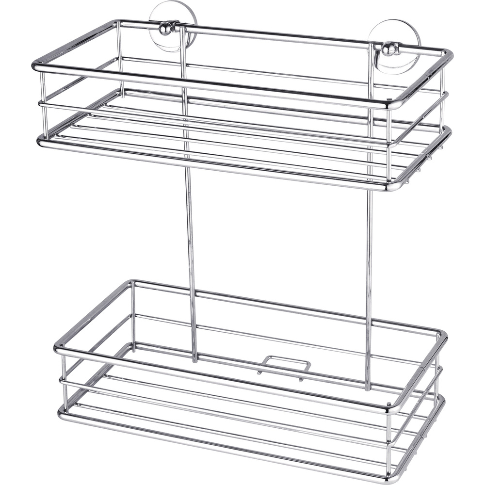 40212-00000-00 Baath Plus Duschkorb Klebstoff Silber - Tesa