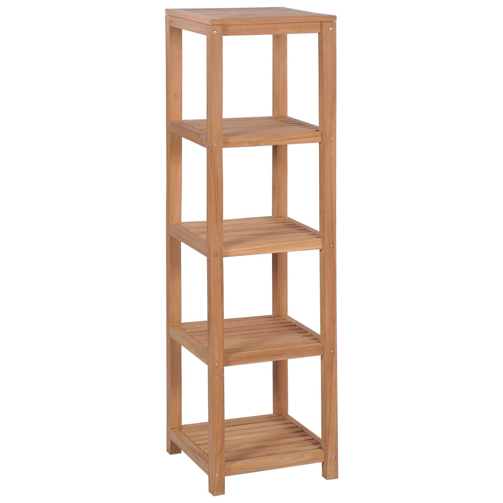 Vidaxl - Badregal Mit 4 Böden Massivholz Teak 42x42x165 Cm