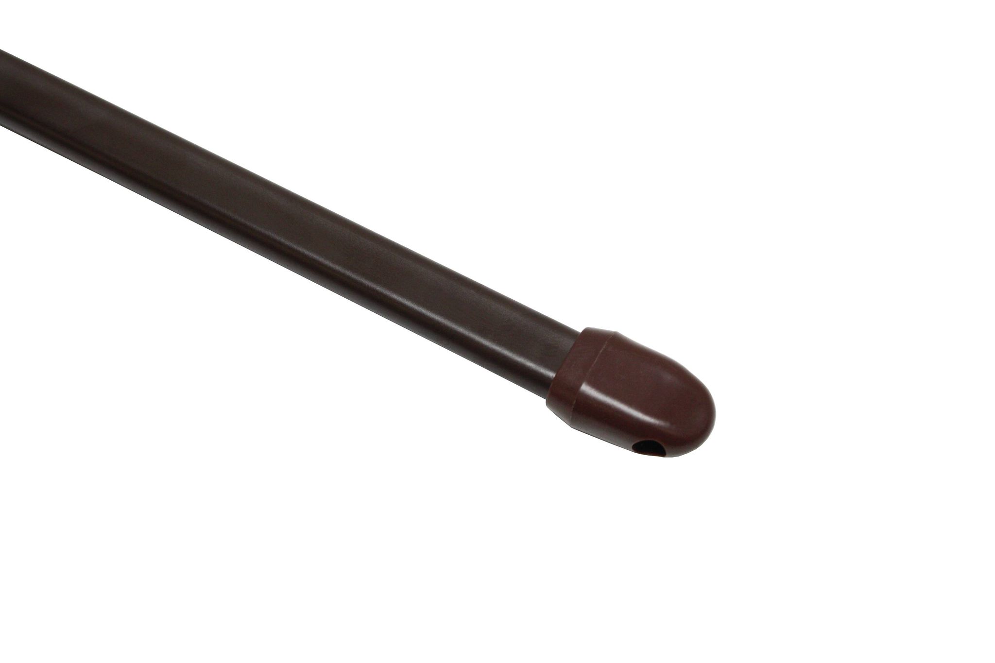 Gardinia Braun Scheibenstange "Vitragestange" Ø 11 Mm 1 Läufig-Läufig Ausziehbar Serie Vitragestange Flachoval Ø 11 Mm 2Er-Set von Baur - Image 4