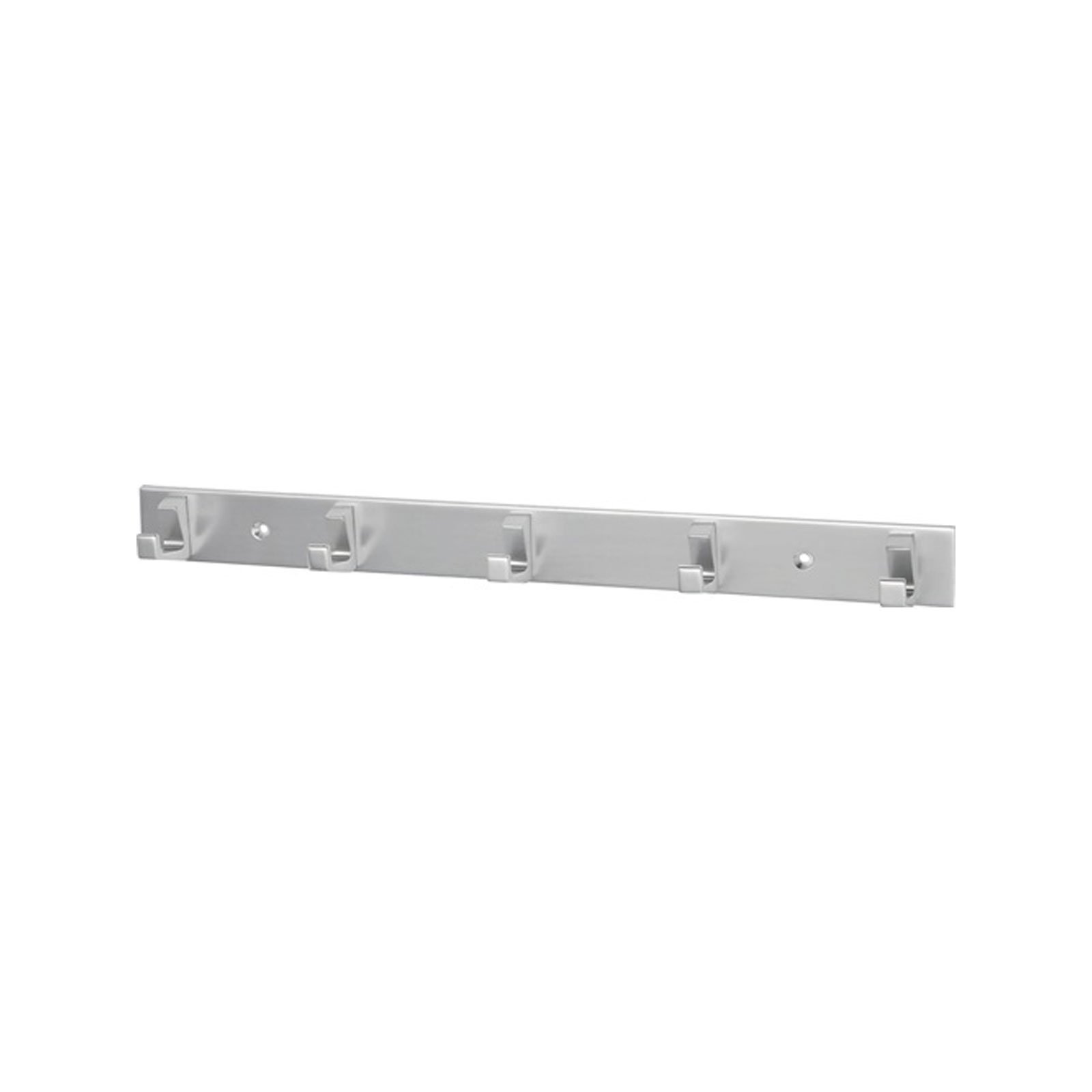 Hermeta Silber Kleiderhaken + Wandgarderobe, Handtuchhakenleiste 5 Haken Höhe 35 Mm Länge 360 Mm Aluminium Farbig Eloxiert Ausladung 33,... - Image 4