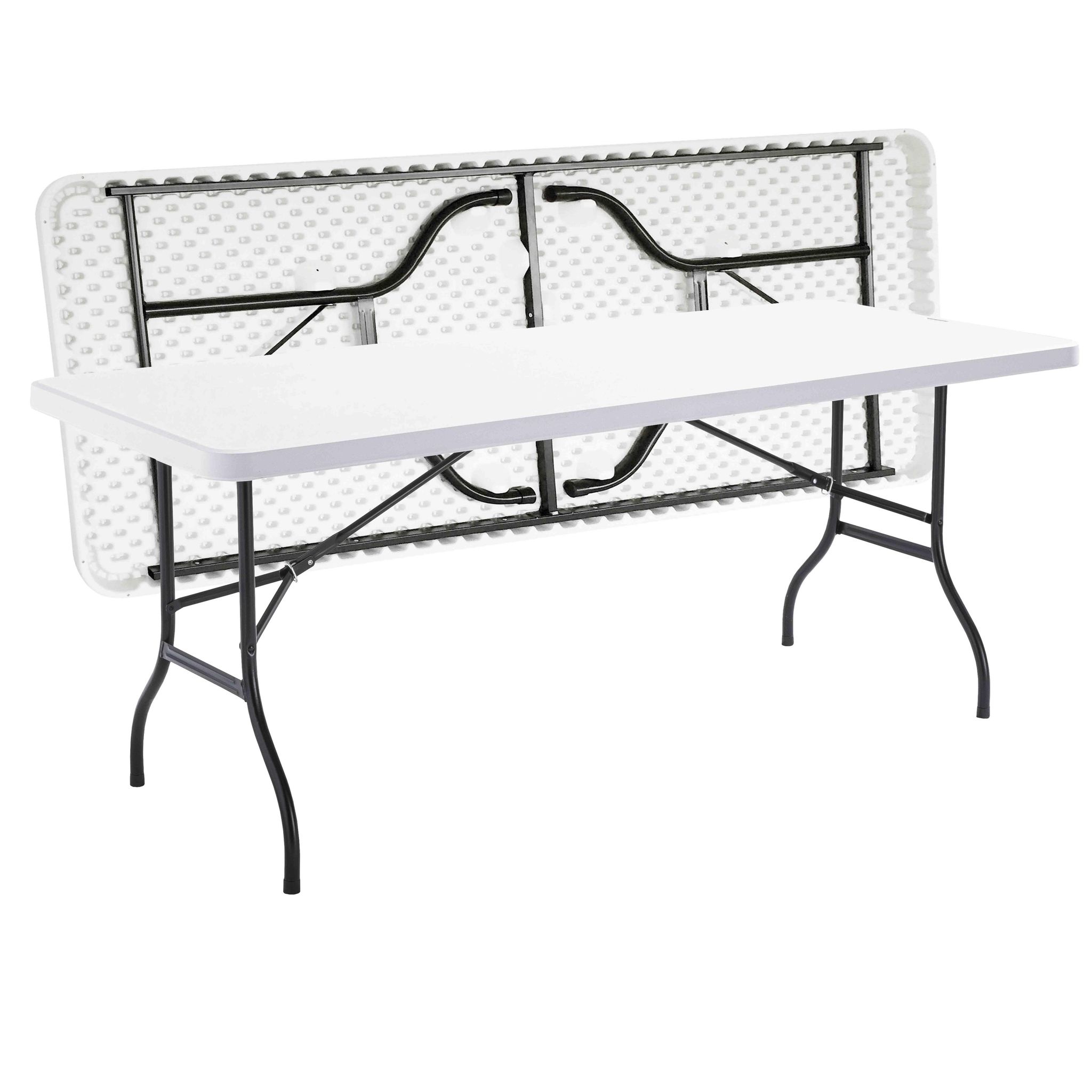Rekkem – Table Extensible Pliante 8 Places – Polyéthylène Haute Densité