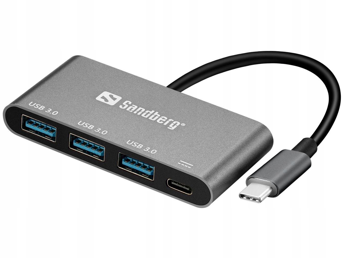 Sandberg Weiß Usb-C Hub – 3X Usb 3.0 + Pd 136-03