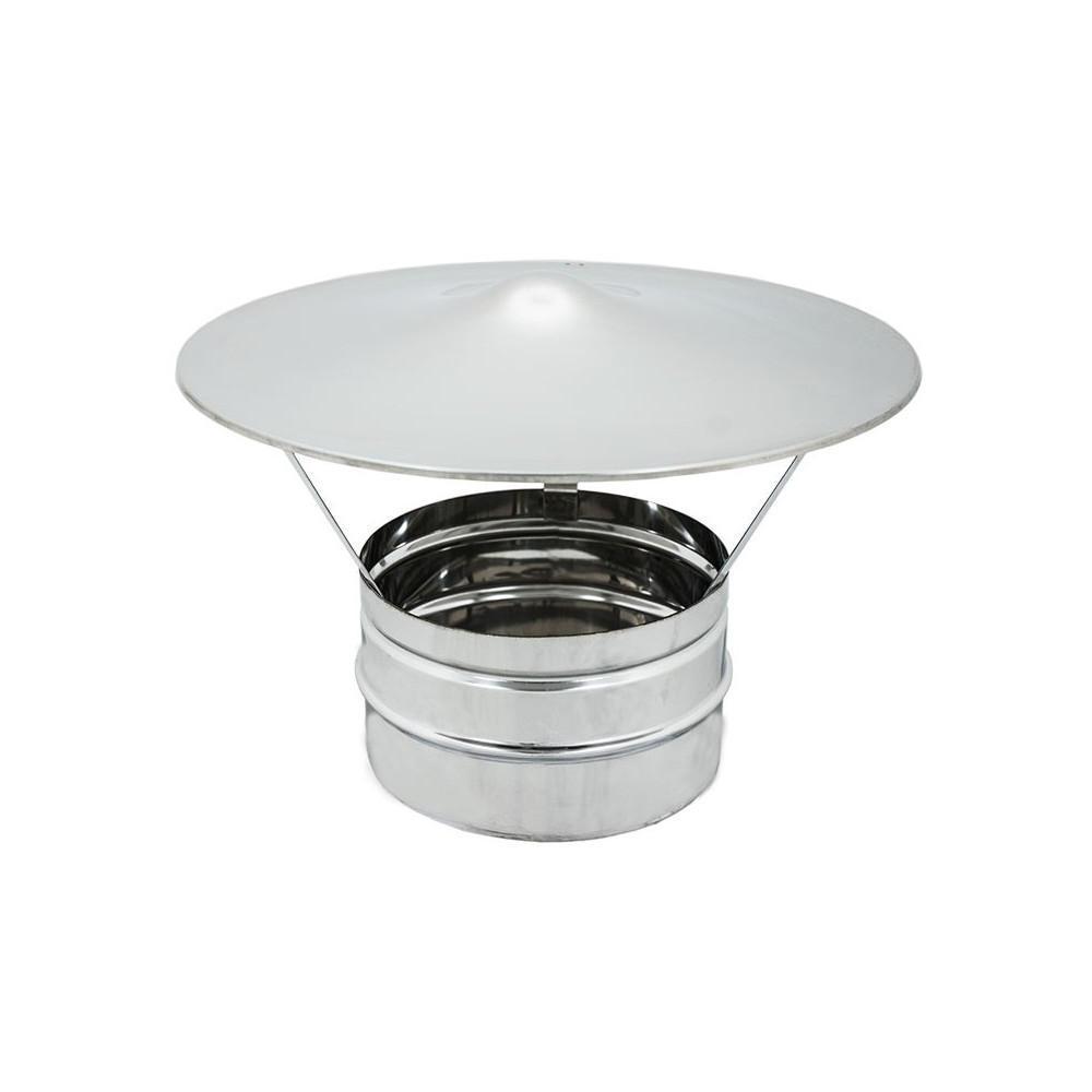 Fumaiolo Cinese Acciaio Inox Aisi 304 - Tubi: Cm 15 ZINCO GROUP