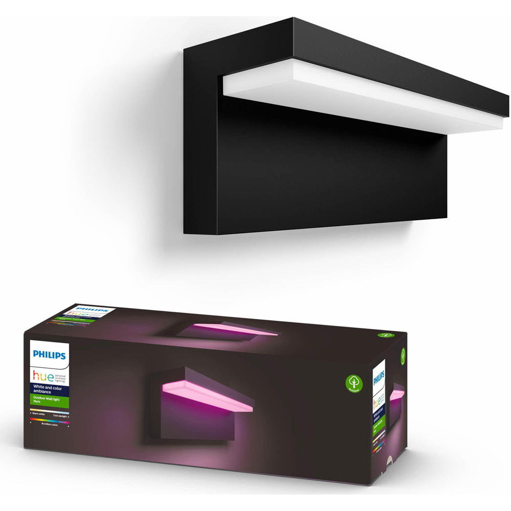 Philips Hue Schwarz Gartenbeleuchtung, Nyro Basis (1000 Lm, Ip44) - Bild 10