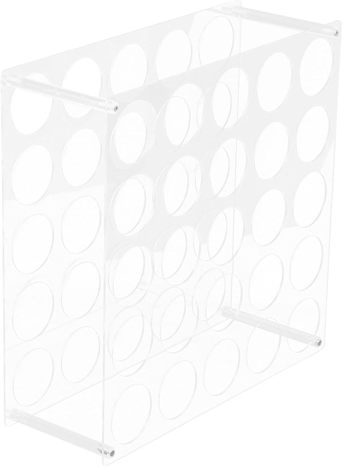 Porte-rouleau de vinyle transparent à 25 compartiments, support en acrylique pour rouleaux et disques vinyles, organisateur d'atelier
