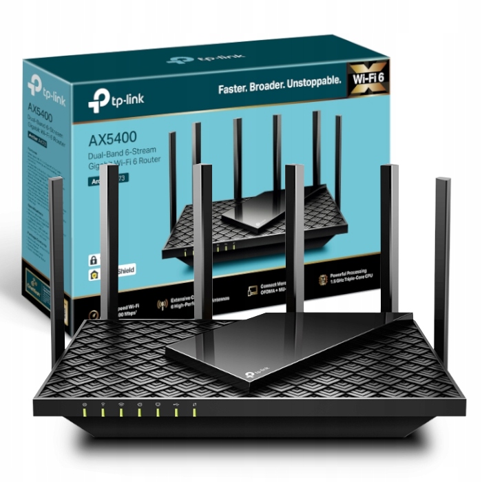 TP-Link W128251596 ARCHER_AX73 Ax5400 Dual-Band Gigabit  Wi-Fi 6 Router ~E~ - Image 6