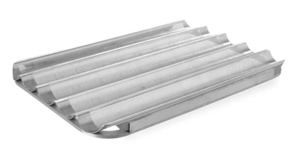 Hendi Baguette-Backblech 60X40cm 5 Rillen - 808238