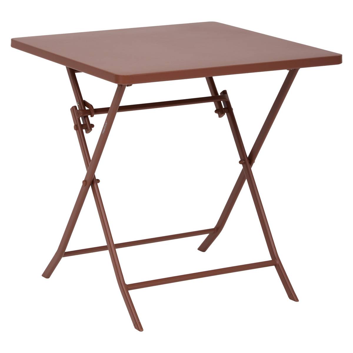 Table De Jardin Greensboro 2 Places Pliable 70x70cm Acajou - Hespéride