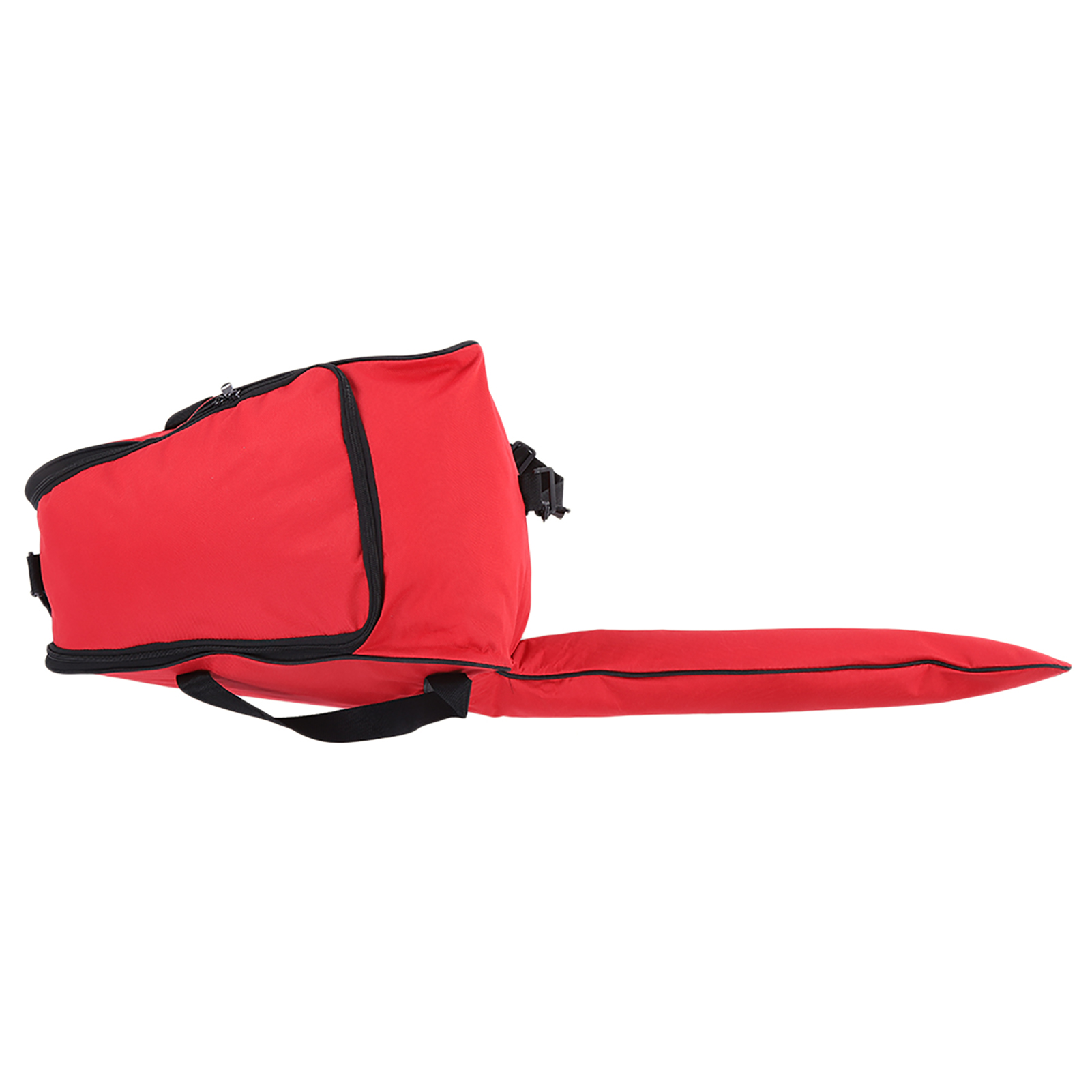 Sac de transport en tissu Oxford pour tronçonneuse et tondeuse à gazon, bandoulière, rouge