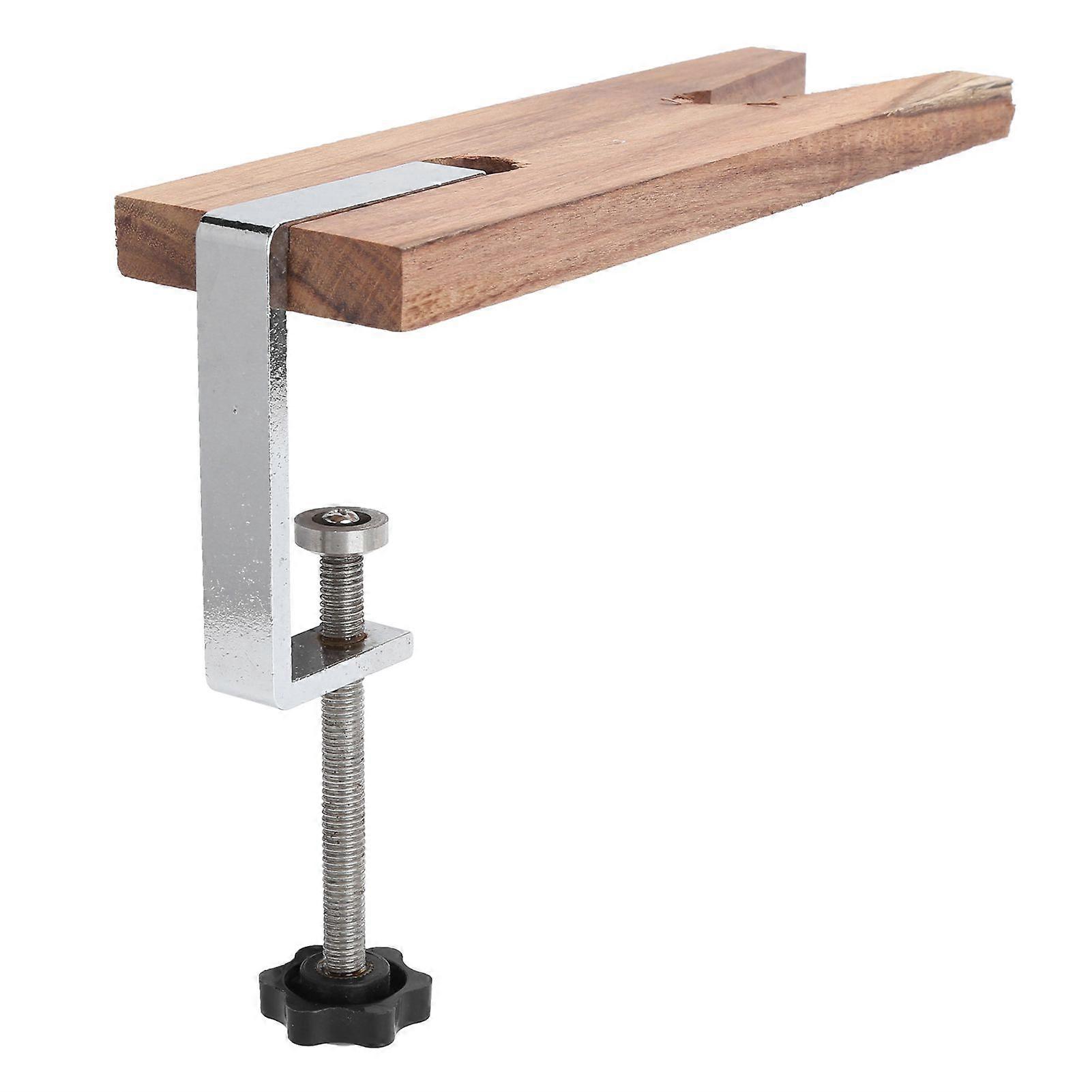 Établi de bijoutier en bois et fer, fixation sans perçage, outils de fabrication et traitement de bijoux