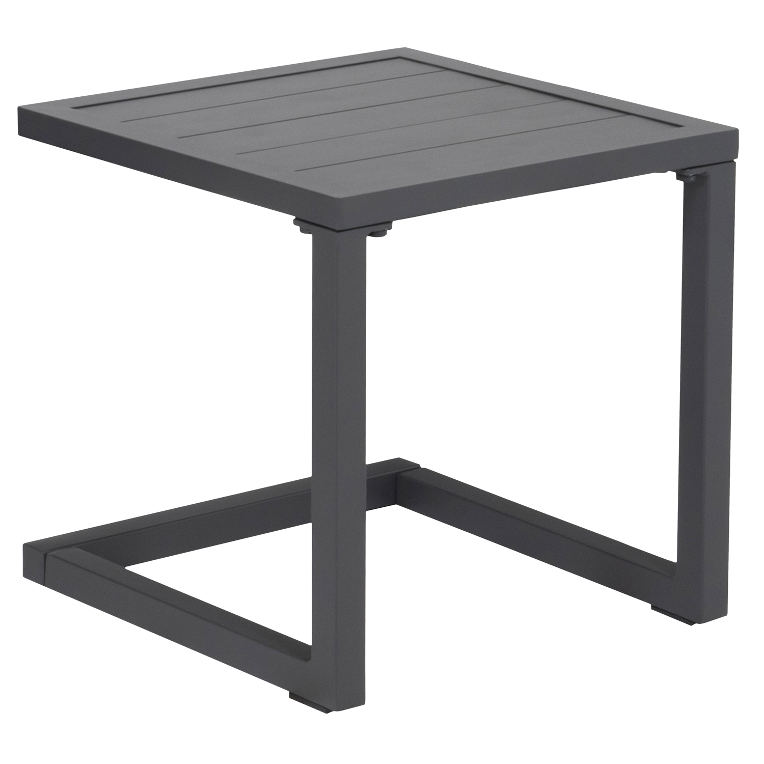 Happy Garden - Table D'Appoint Barbados En Aluminium Gris Anthracite