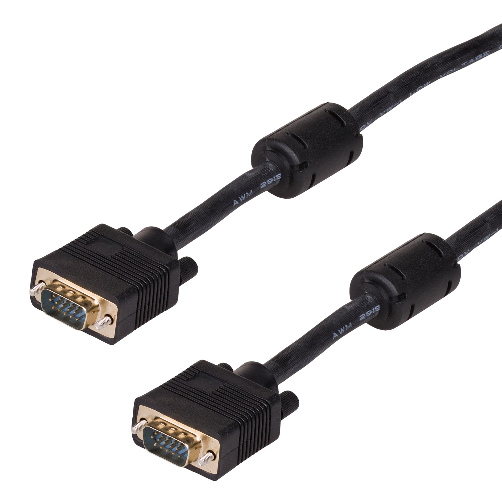 Akyga Schwarz D-Sub - Vga-Kabel Ak-Av-09 Svga Xga Vga-Kabel Für Pc-Monitor Full Hd 15 M