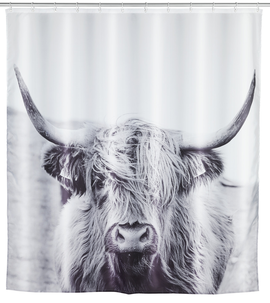 Wenko Grau/Mehrfarbig Duschvorhang, Yak (180 X 200 Cm) - Image 4