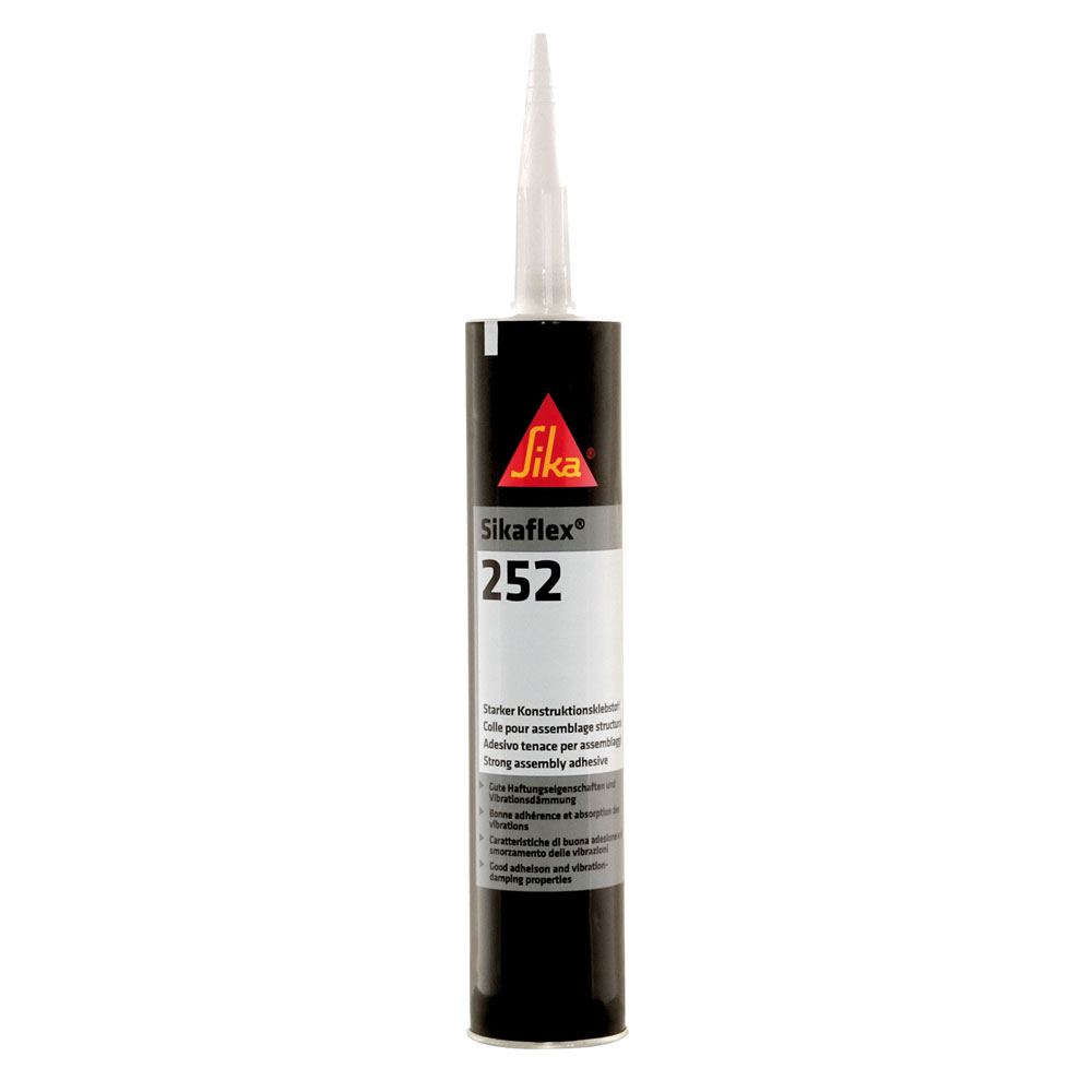 Sika Schwarz Konstruktionsklebstoff Flex®-252 300 Ml Kartusche 7195 - Image 3