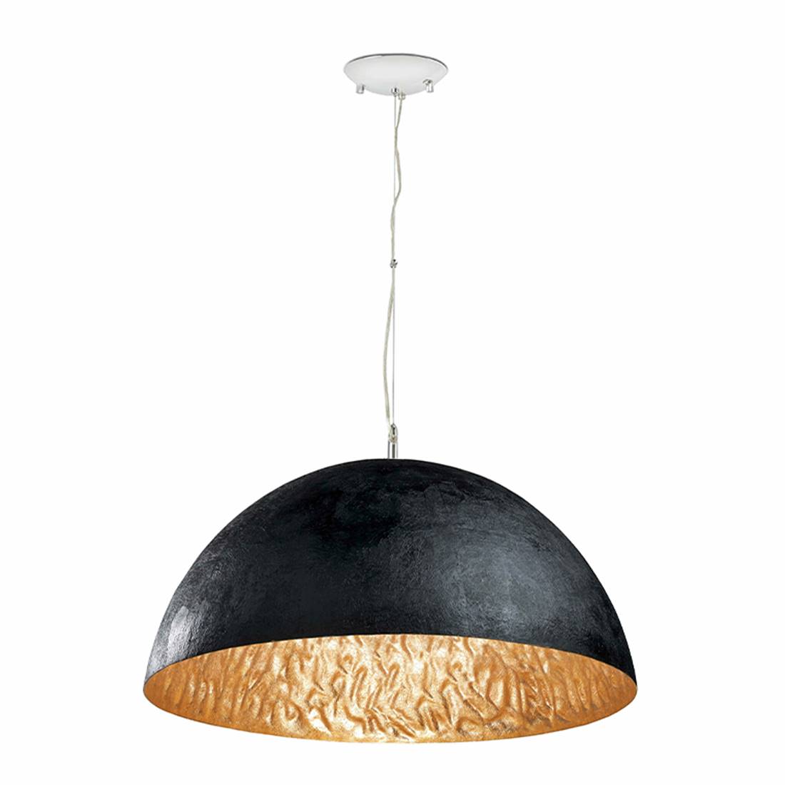 Faro Barcelona Schwarz Faro Magma-P - 3 Light Dome Deckenanhänger Gold, E27