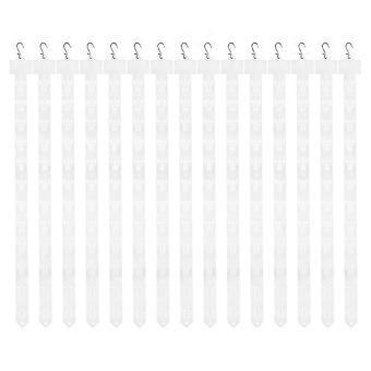 Bande de suspension à crochets en plastique, 62 cm, lot de 38