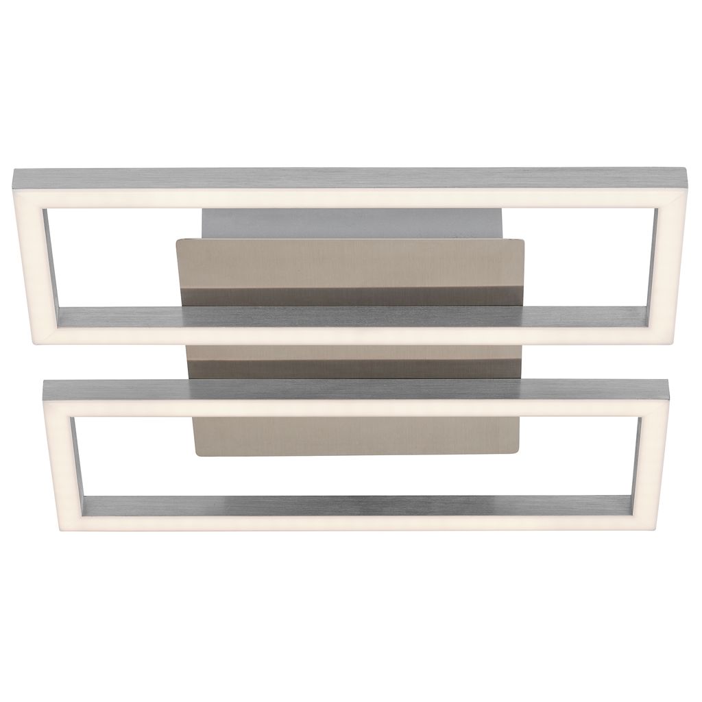 Briloner - Led Deckenleuchte Dimmbar Memoryfunktion 16 W Silber Metall-kunststoff