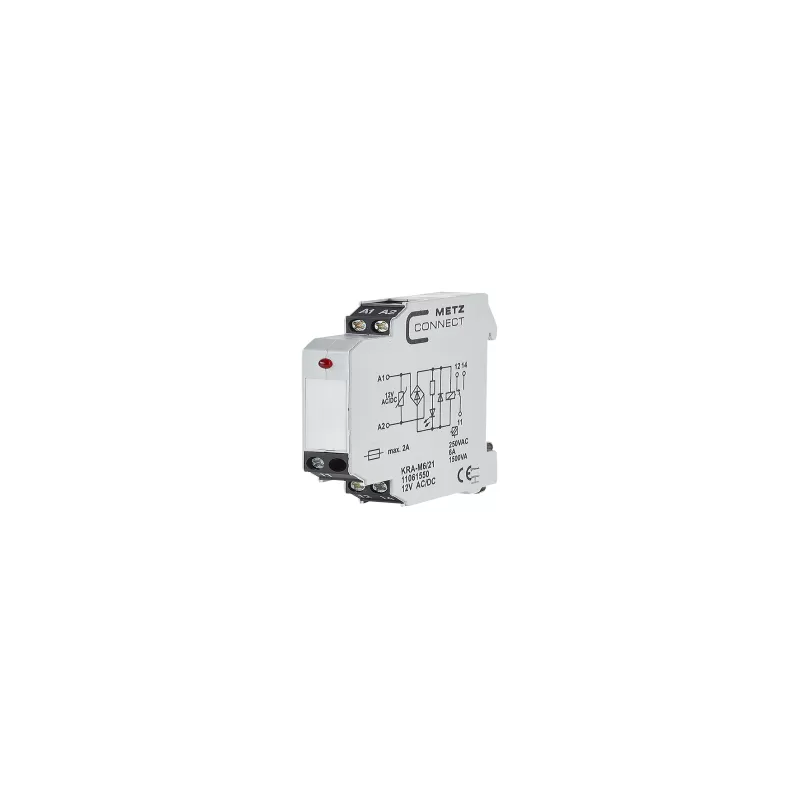 Metz Connect Koppelbaustein Kra-M6/21 12Ac/Dc 11061550 - Bild 5