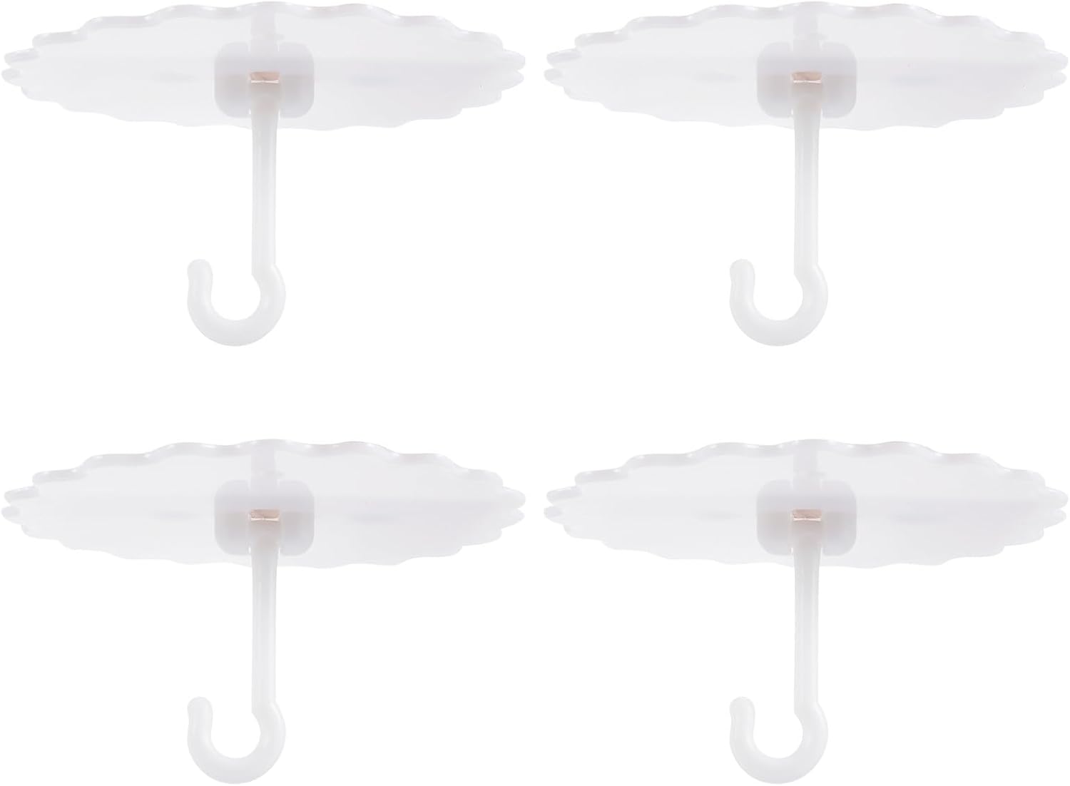 Crochet de plafond adhésif PUNNYB en plastique blanc, pour moustiquaire et baldaquin