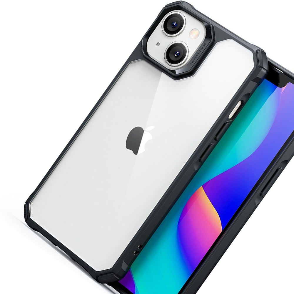 Oem Esr Air Schutzhülle Für Iphone 14 Plus / 15 Plus, Durchsichtig/Schwarz