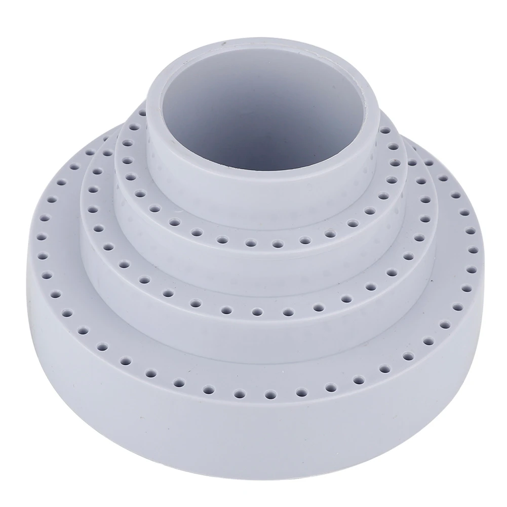 Organisateur de plateau rotatif pour perceuse et forets, plastique, blanc, Ø 16,8 cm