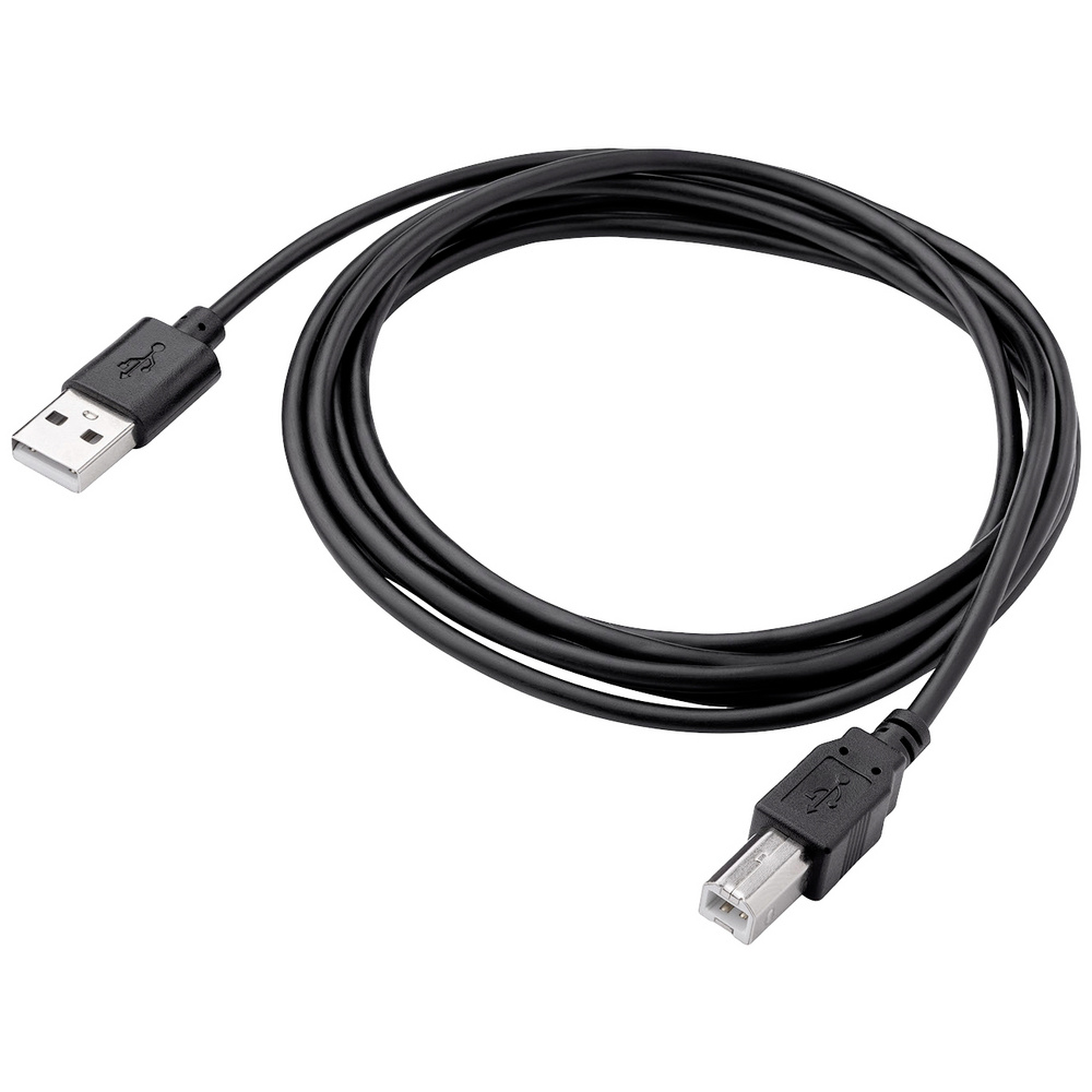 Akyga Schwarz Ak-Usb-04 Usb-A-Auf-Usb-B-2.0-Kabel, Scanner- Und Druckerkabel, 1,8 M