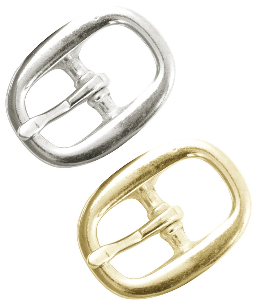 Nsc Versilbert 2,5 Cm, Silber: Kleine, Mittlere Und Große Halfterschnalle In Silberner Und Goldener Farbe