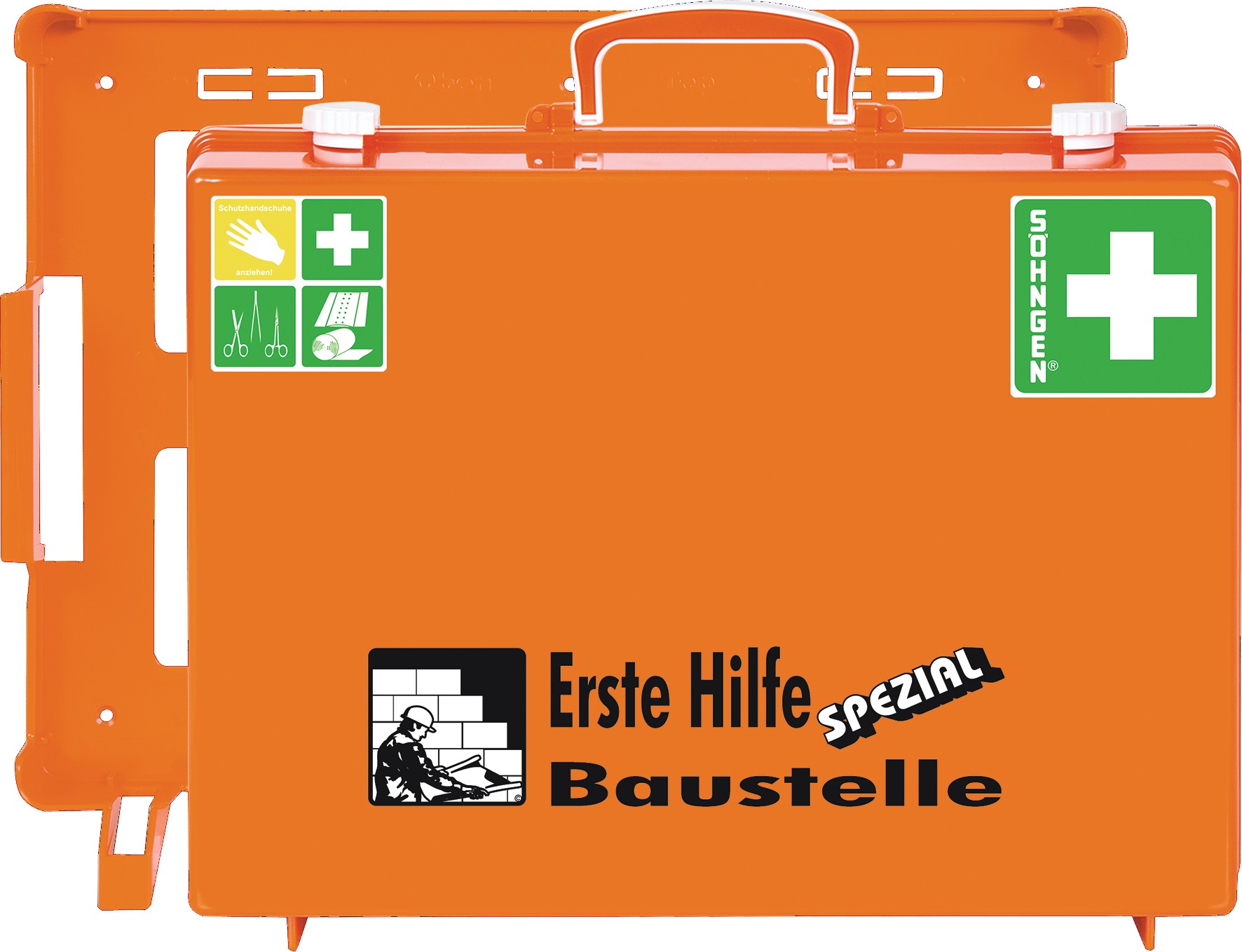 Söhngen Orange Erste-Hilfe-Koffer Spezial Mt-Cd Baustelle Din 13157