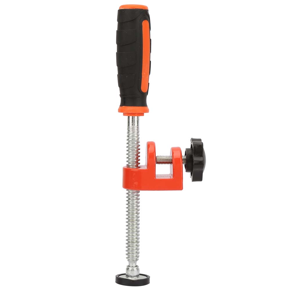 Serre-joint de menuiserie WINS en acier au carbone, 235 mm, vis 120 mm, pour bord et fixation bois