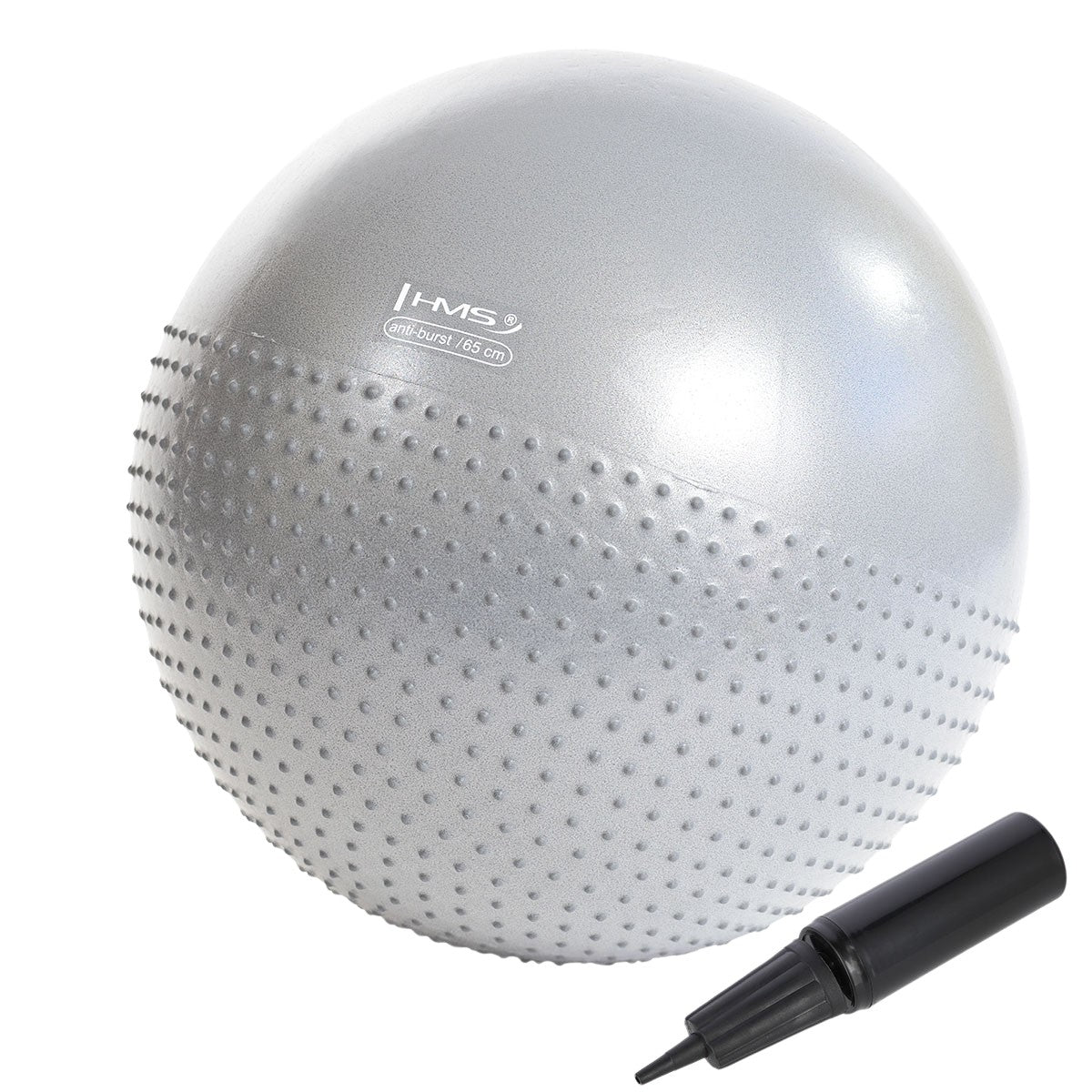Northix Hellgrau 65 Cm Er Gymnastikball Für Training Und Yoga