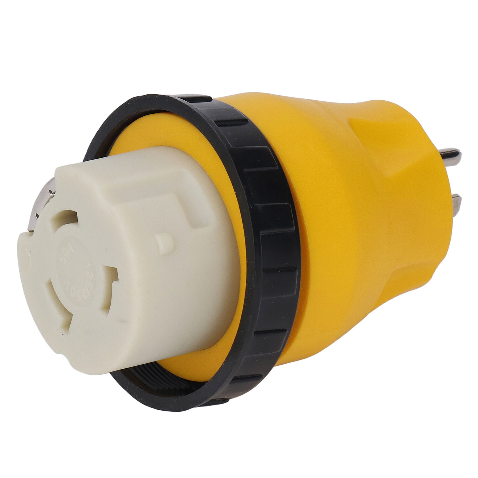 Adaptateur de conversion 15A vers 50A pour générateur, prise américaine 125V, verrouillage rotatif