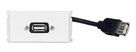Vivolink WI221275 Outlet Panel USB 2.0 (A-A) ~E~ - Image 2