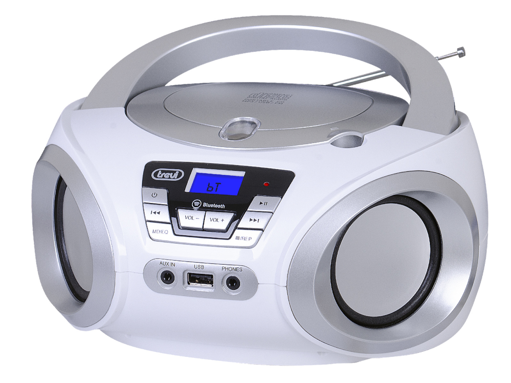 Trevi Radio Cd Cmp 544 Bt Weiss - Bild 5
