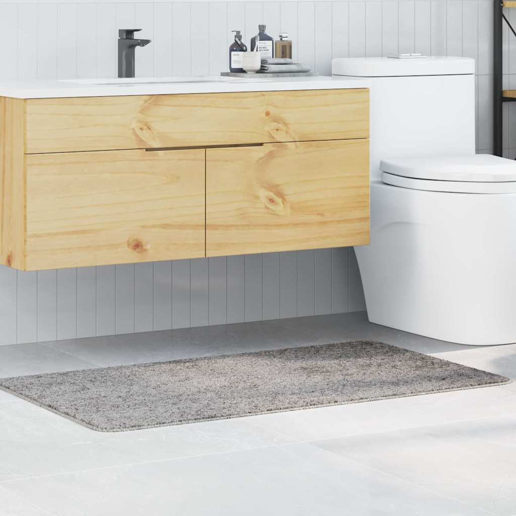 Bath Mat Grey 70 X 120 Cm Polypropylene Vidaxl